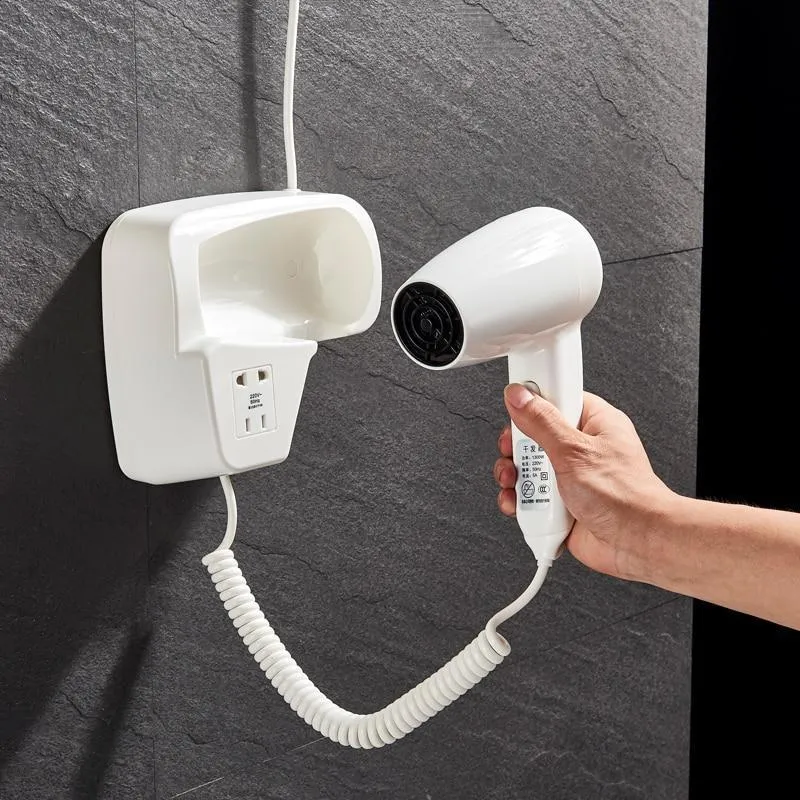 Bathroom Wall Mounted Electric Hair Dryer with Holder