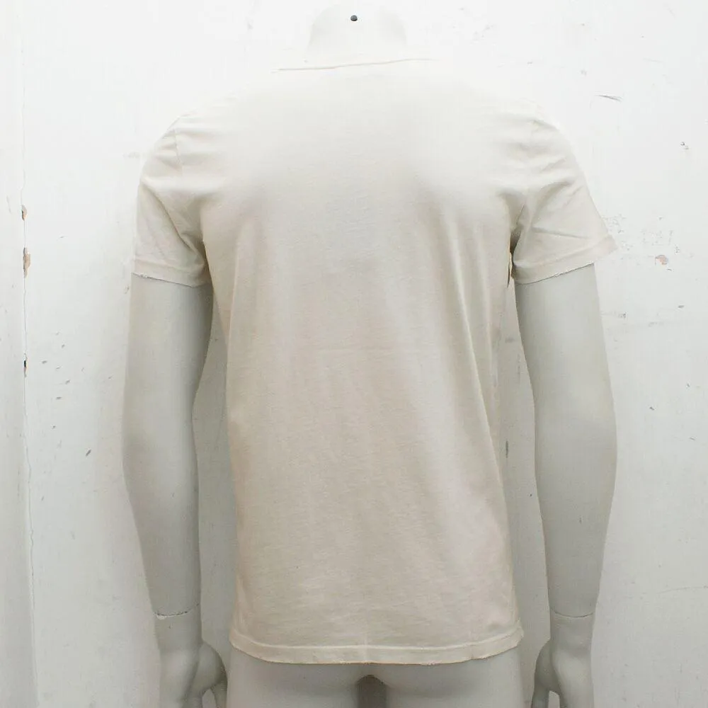 Cream Logo Print T-Shirt
