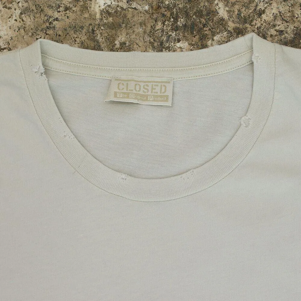 Cream Logo Print T-Shirt