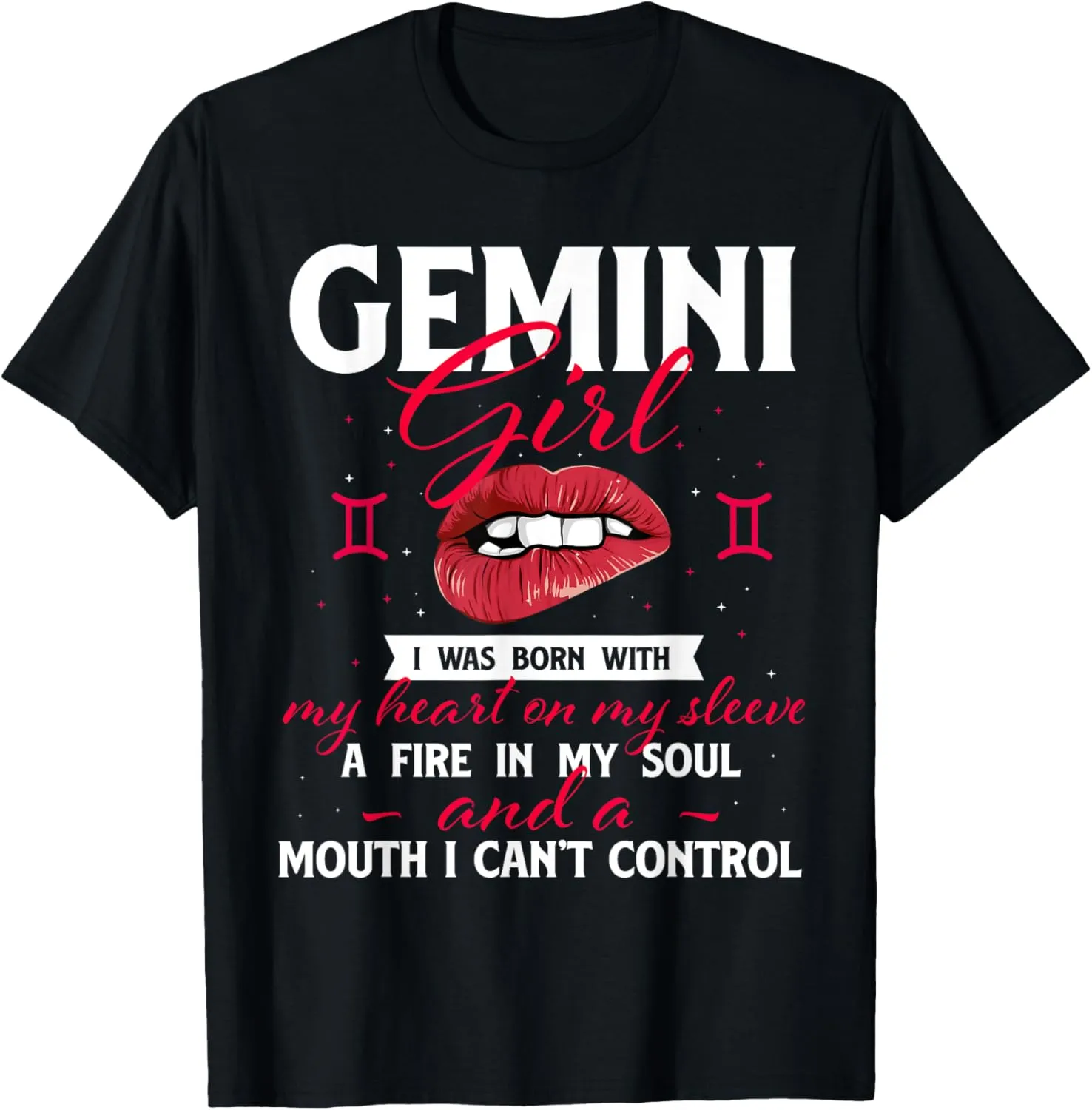 Gemini Girl - Zodiac Sign Horoscope Lover Astrology T-Shirt