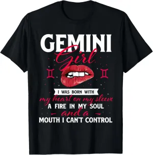 Gemini Girl - Zodiac Sign Horoscope Lover Astrology T-Shirt