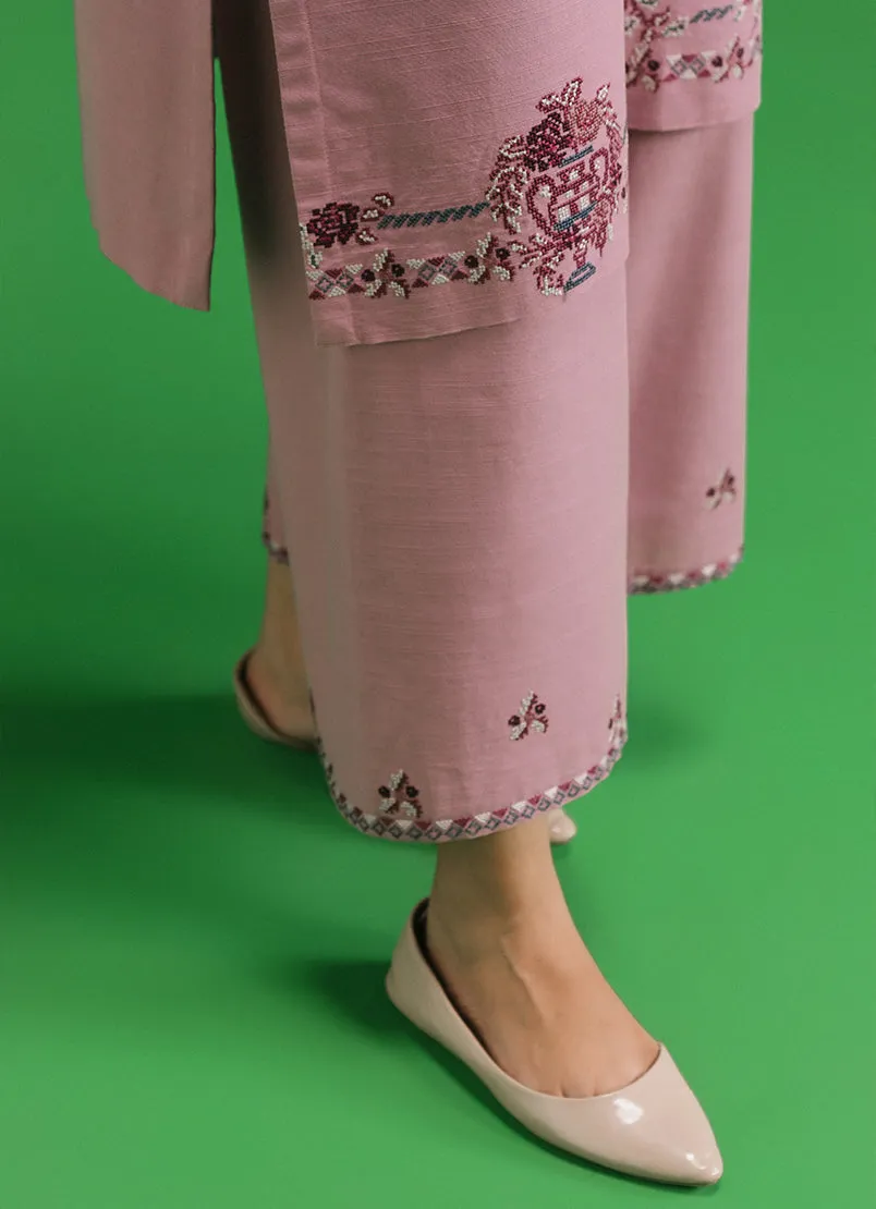 Khaddar Embroidered Co-Ord Set - Ikse-213863