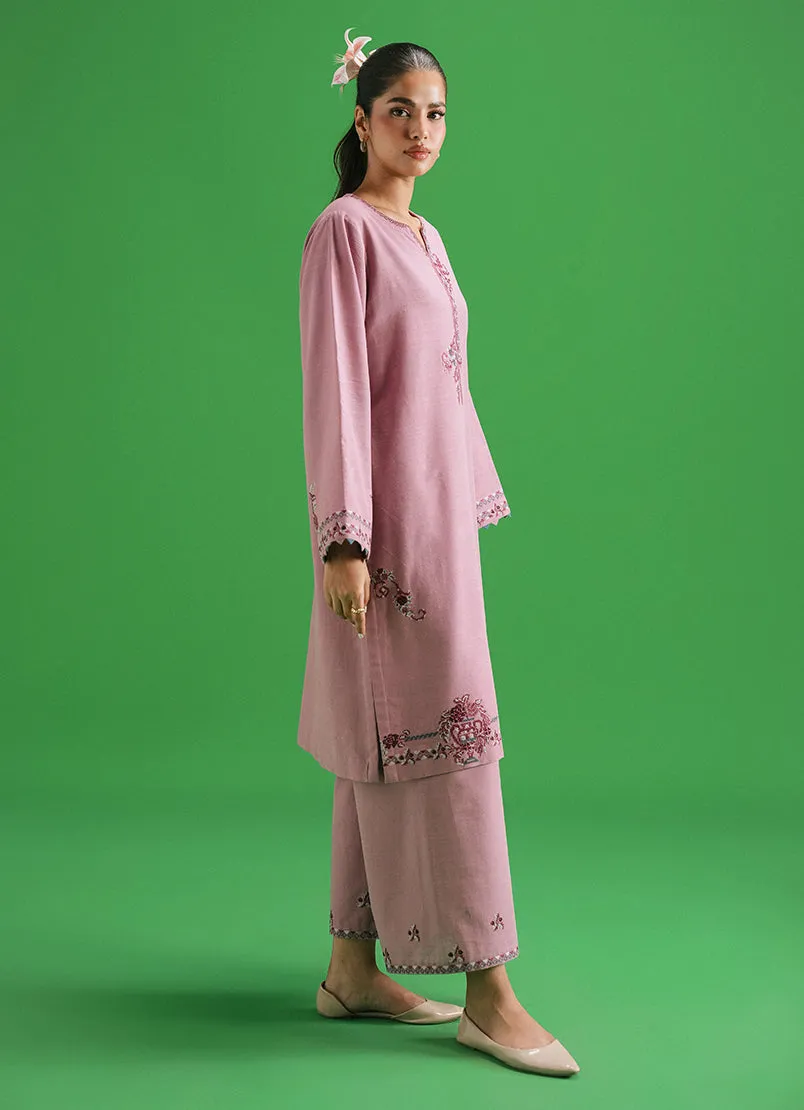 Khaddar Embroidered Co-Ord Set - Ikse-213863