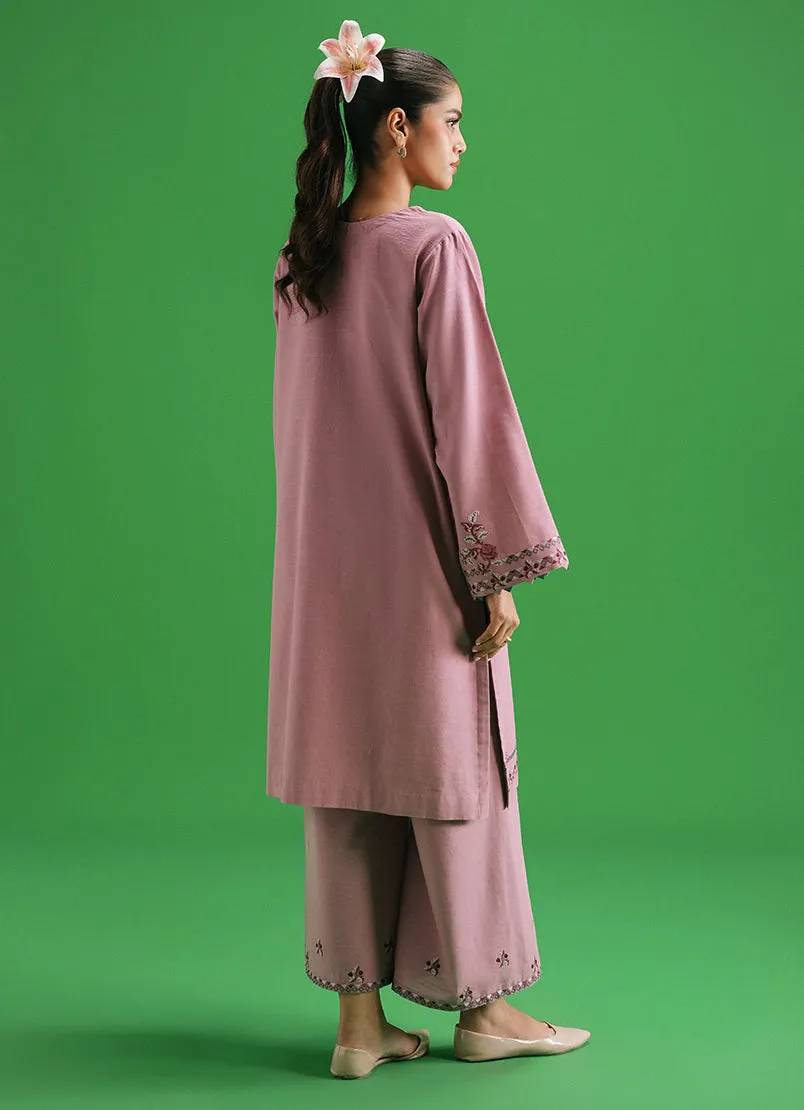 Khaddar Embroidered Co-Ord Set - Ikse-213863