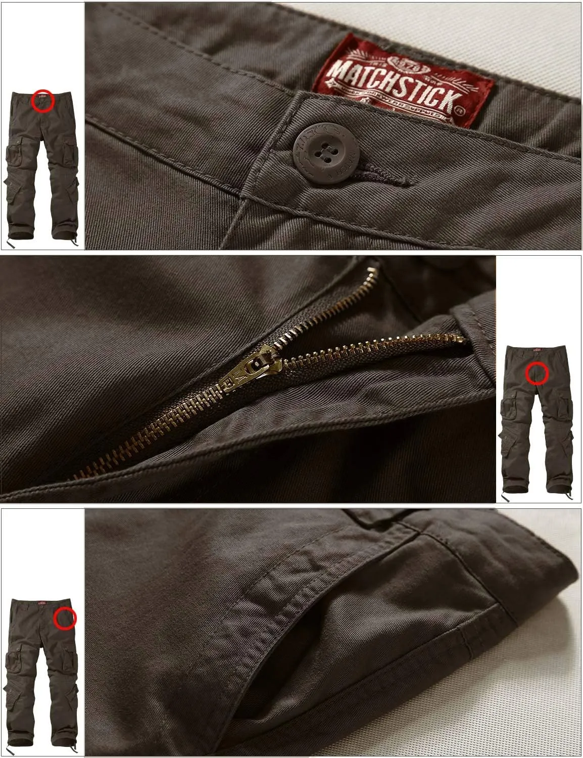 Match Men's Wild Cargo Pants