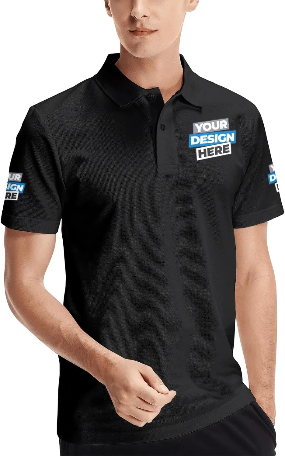 Pranboo Custom Polo Shirt, School Shirt, Golf Polo Shirt, for Business, Casual Wear, and Sports Teams