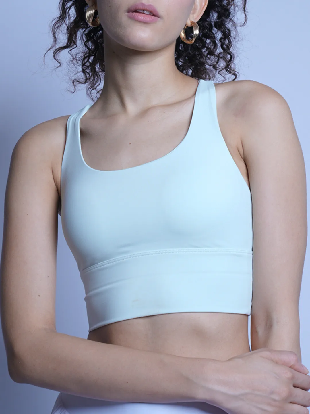 Scoop Neck Sports Bra - Mint