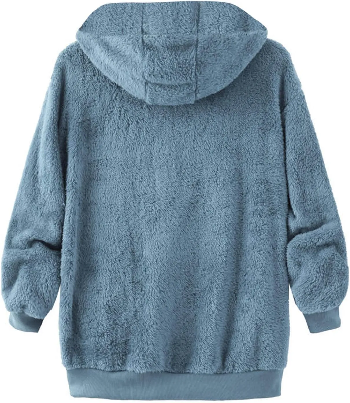 Sherpa Hoodies for Women 2024 Fashion Winter Jackets Shaggy Fuzzy Fleece Jackets Warm Soft Teddy Coats Outerwear