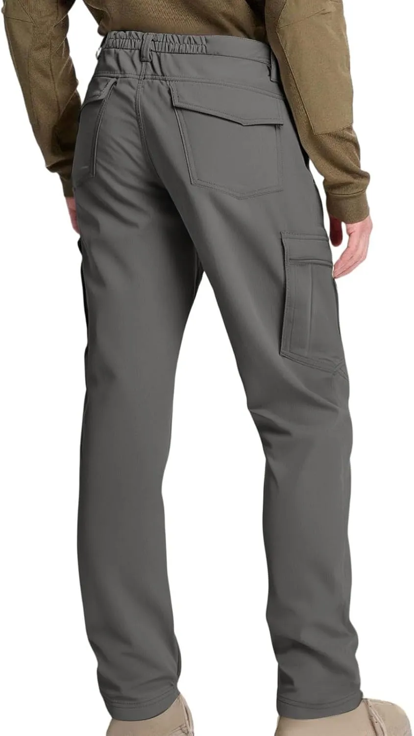 Tactical Work Cargo Pants for Men Ripstop Waterproof Stretch Quick Dry Pants Relaxed Fit Utility Outdoor Apparel