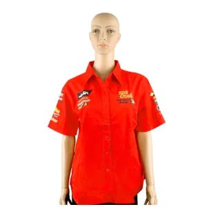 TORK CRAFT VERMONT LADIES COTTON SHIRT RED 2XL TC00616