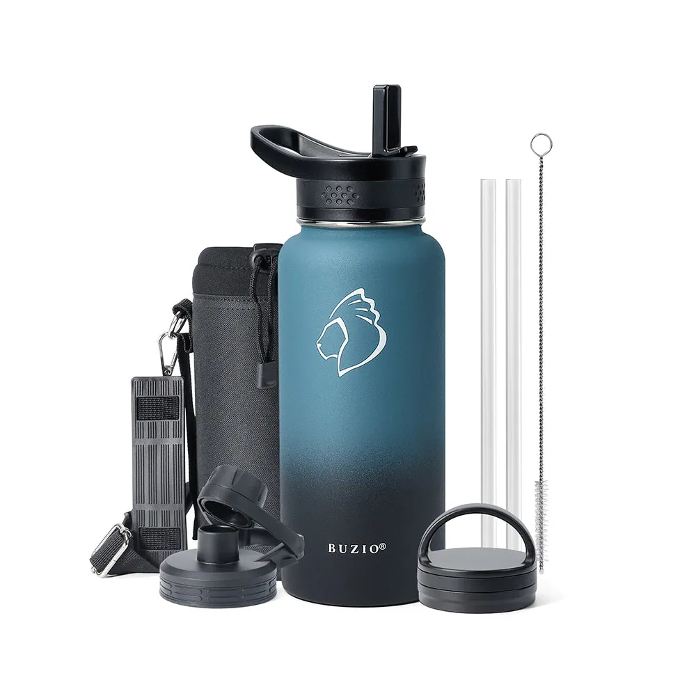 Trio Series Insulated Water Bottle with 3 Lids | 32oz