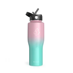 Water Bottle Fits in Car Cup Holder | Bubble Gum | 32oz