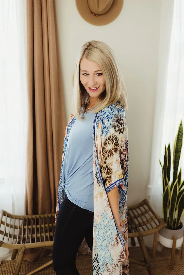 Watercolor Kimono