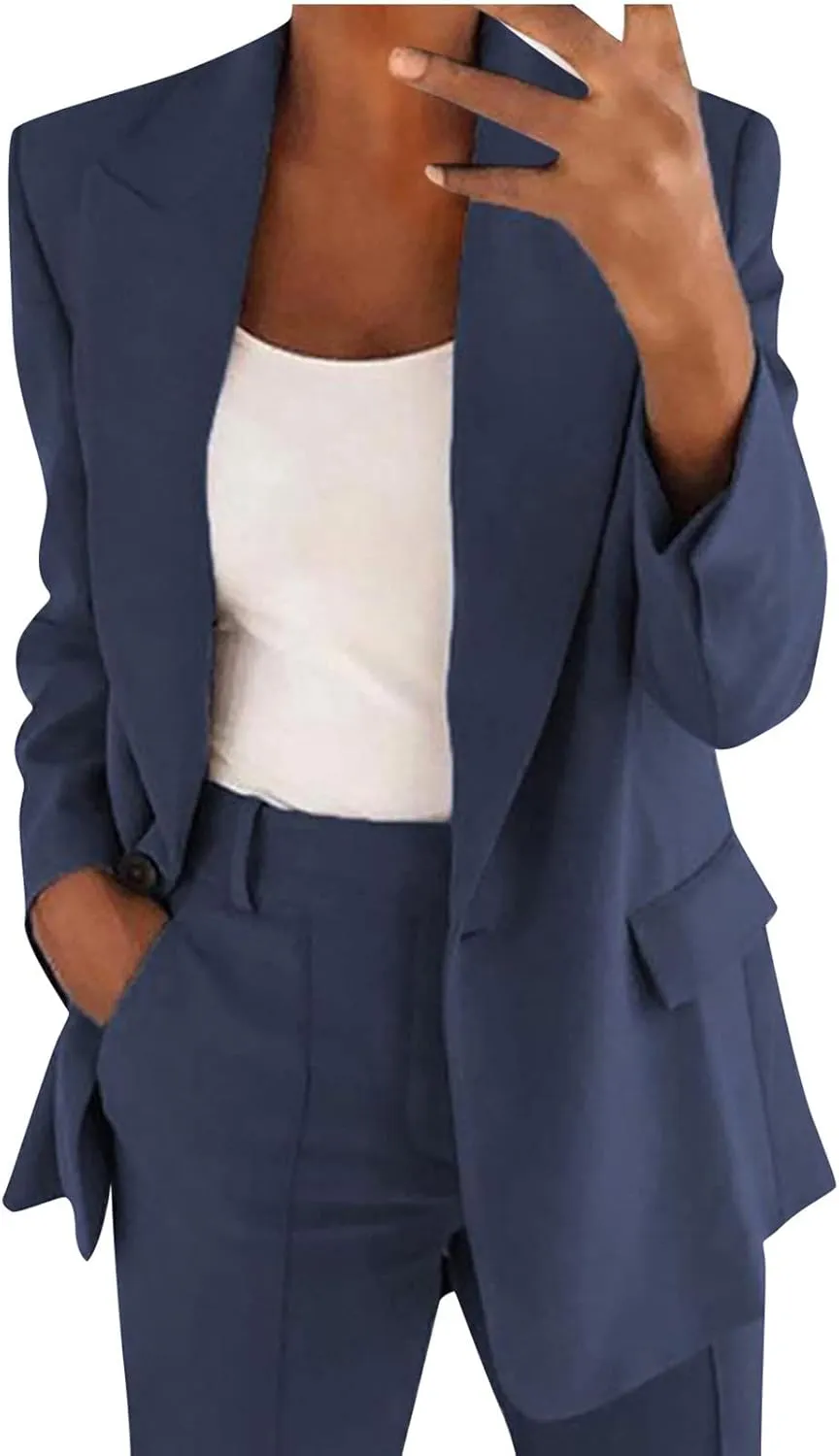 Women Cardigan Plain Blazers Jacket Blazers Outfits for Women Long Sleeve Work Blazer Winter Fall Blazers 2025